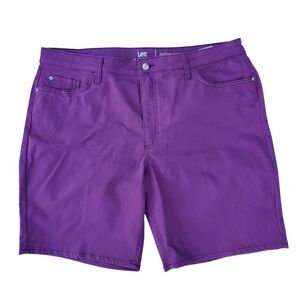 Riders by Lee Purple Bermuda Shorts Size 20